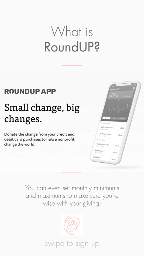 Image explaining what RoundUp App is